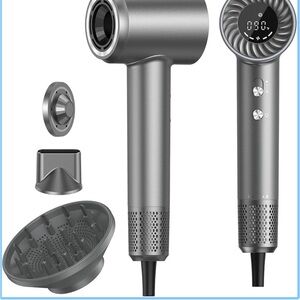 High-Speed Hair Dryer with Digital Display